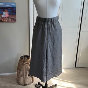 Eileen Fisher wide leg cropped pants. Never worn.